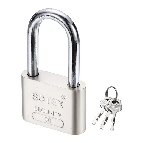 100 x 60 mm Heavy Duty Lock Alloy Steel High Security Padlock with 3 Keys