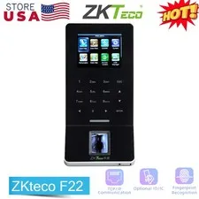 ZKTeco F22 Employee Fingerprint Biometric Time Attendance Clock System +ADMS