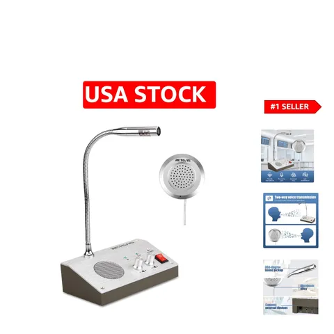RT-9908 Window Speaker with Recording Jack and High Sensitivity for Business Use