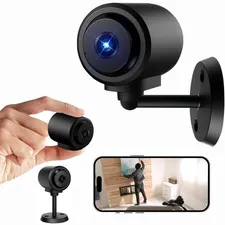Tiny Wifi Camera for Home Security, Camera with IR Night Vision, Human Detection