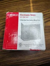 DSC Electronic Siren SD 15W-ULF 15 Watt Dual Tone Surface Mount Siren