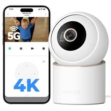 4K 8MP Security Camera Indoor, 360° View Pet/Dog/Baby Camera with Xiaomi Home...