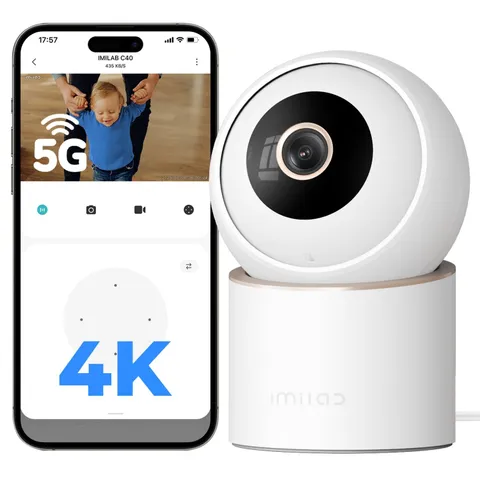 4K 8MP Security Camera Indoor, 360° View Pet/Dog/Baby Camera with Xiaomi Home...