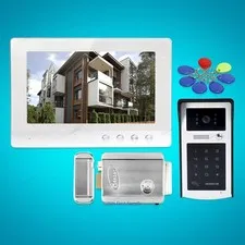 10.1inch Video Door Phone Intercom System with IR Night Vision for Home Security