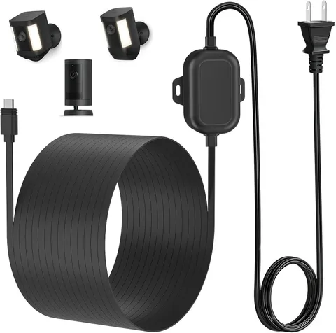 Power Adapter for Ring Outdoor Cam Plus/Ring Spotlight Cam Plus/Pro (Battery), 2