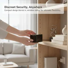 WiFi Security Camera, Battery Powered with PIR Human Detection, for Outdoors