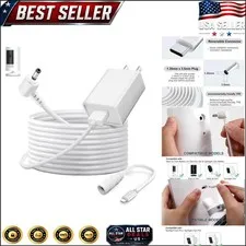4m Power Cable for Ring Cameras with Short Circuit Protection - White