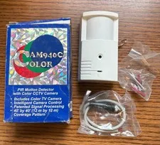 Cam940C Color PIR Motion Detector w/ color CCTV Camera (used)