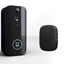 1080P Doorbell Camera, 2.4G Wi Fi Video Doorbell with Two Way Audio, PIR Moti...