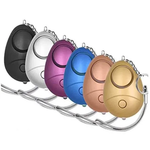 Safe Sound Personal Alarm, 6 Pack 140DB Personal Security Alarm Keychain with LE