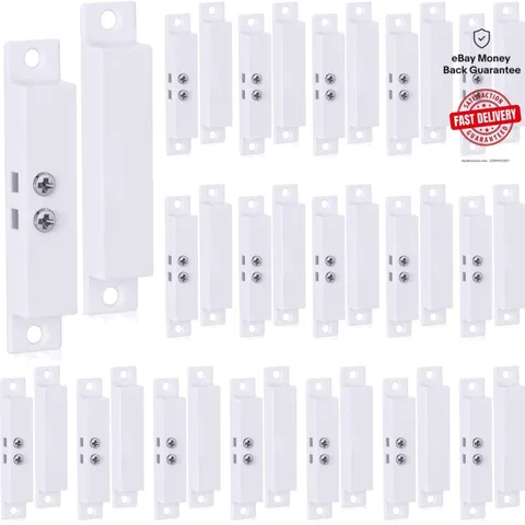 20 Sets Magnetic Alarm Sensors | Easy Install NC Wired Door & Window Security