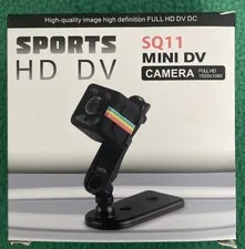 Sports HD DV SQ11 Mini DV Camera Full HD 1920x1080 AVI M-JPEG 30fps 100 min. NIB