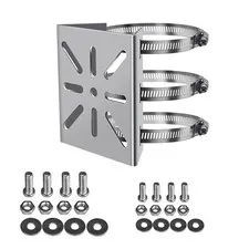 Universal Vertical Pole Mount for , Stainless Steel Mounting Corner Bracket w...