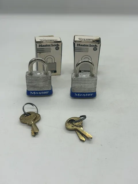 Pair Of Master Lock Padlocks