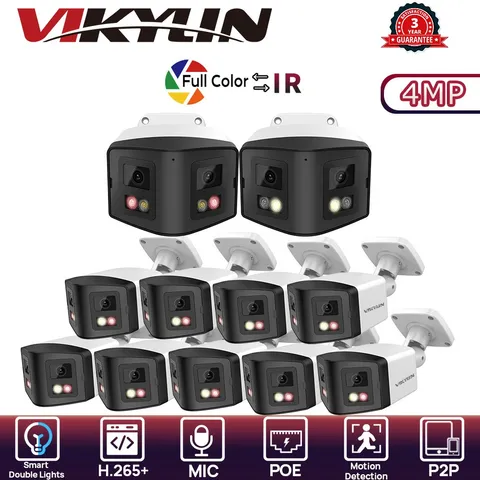 VIKYLIN D042 CCTV Color 180degree 4MP POE Camera  and  Onvif NDAA Lot