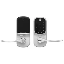 Yale Assure Lever Entry Door Lock with Wi-Fi (Pack of 1), Satin Nickel