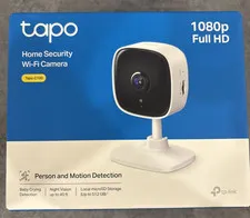 Tapo 1080P Home Security Wi-Fi Camera C100, Open Box New