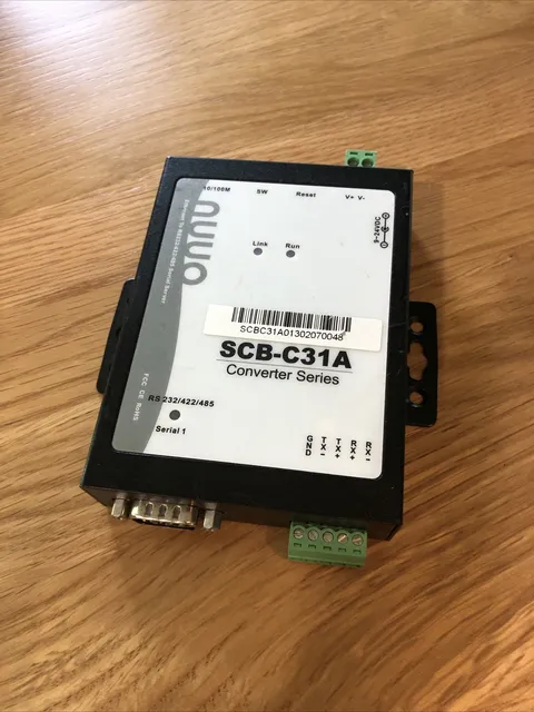 NUUO SCB-C31A POS RS232 to Ethernet Converter for Sales Register Receipt POS