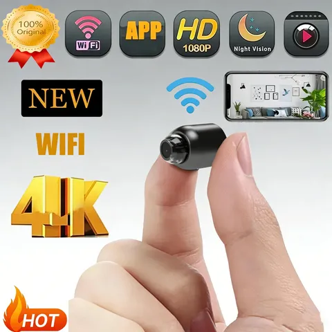 Wireless Camera 4K Surveillance Security Video Cam Night Vision Motion Detect Ca