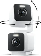 Duo Cam Pan Indoor/Outdoor IP65 2K 360° Pan/Tilt Smart Home Security Camera with