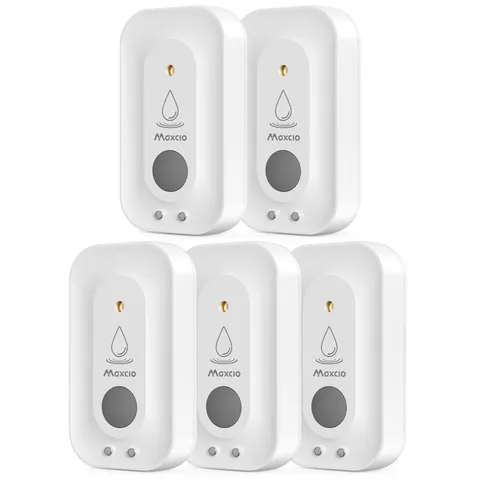 110dB Adjustable Smart Water Leak Sensor Detector Drip Alert IP66 5 Pack