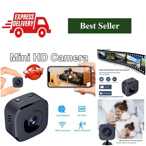 WiFi Security Camera HD Mini Full Color Night Vision Waterproof