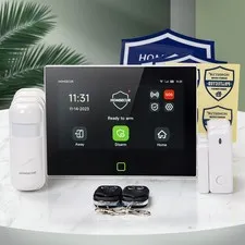 HOMSECUR Wireless WIFI 4G SMS Autodial LCD Home Security 7" Alarm System