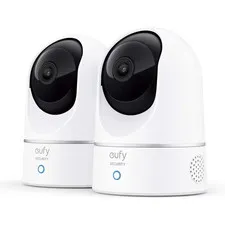 Eufy E220 2-Cam Kit 2K Pan Tilt Indoor Security Camera Wi-Fi Pet Baby Monitor