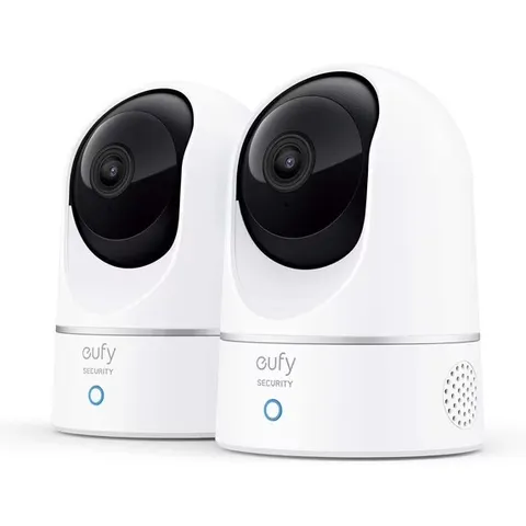 Eufy E220 2-Cam Kit 2K Pan Tilt Indoor Security Camera Wi-Fi Pet Baby Monitor