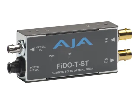 AJA FiDO-T-ST Active Video Converter Gray BNC 20V 1-Channel 3G-SDI to