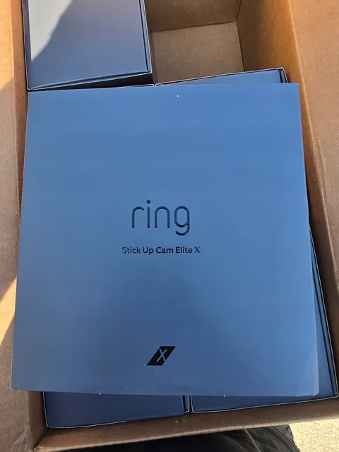 RING STICK UP CAM ELITE X POE CAMERA+POE POWER SUPPLY NEW