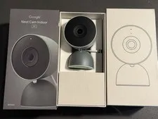 Google Nest Cam Indoor Camera - 3rd Gen - Wired Security Camera (Hazel) - Used