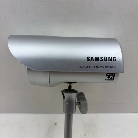 Samsung SOC-N120 Bullet CCTV Night Vision Outdoor Camera Silver 12V 3.0W