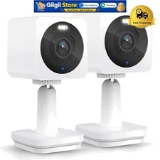 Indoor/Outdoor 1080p Smart Security Cameras - Motion Detection & Two-Way Audio