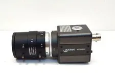 Lot of 2 Ultrak KC720BCN CCTV Security Camera W/ Ultrak CCTV Lens 3.5-8.0mm F1.4