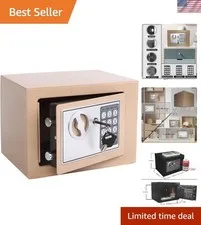 Small Secure Safe Box with Electronic Keypad - Ideal for Home & Office Use
