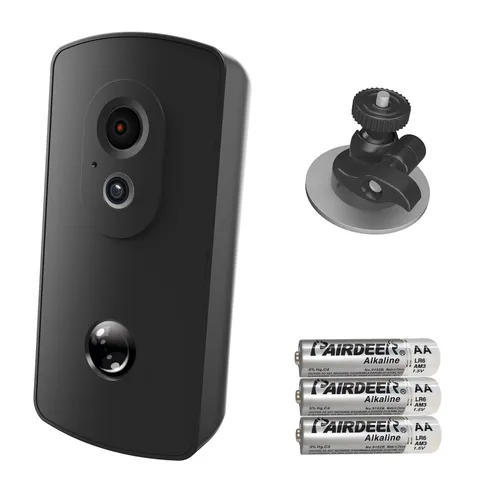 Outdoor Camera Wireless WiFi,AA Battery Operated Home Security Camera, Operat...
