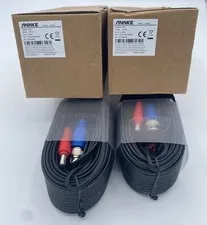 (Lot of 2) ANNKE C51BH 1080p Wired Security Surveillance Camera, Black