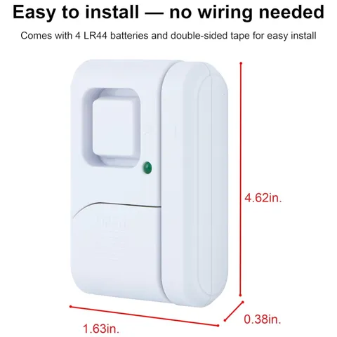 Easy Install Home Security Alarms 12 Pack