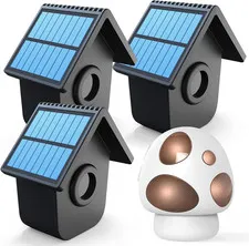 Solar Driveway Alarm Motion Sensor 1/2 Mile Range Wireless Outdoor Alert System