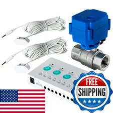 Ispring Ls43 Water Leak Detector Alarm System Automatic Shut-Off Valve And 2
