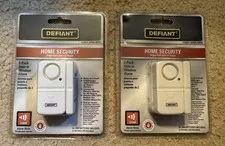 Defiant Home Security Door Window Alarm 2-Pack  1001-090-328 Lot of 2 | 4 Total