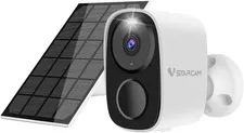 2K Solar Security Camera Wireless Outdoor, Free Cloud Storage, Wifi 6 2.4/5G Dua