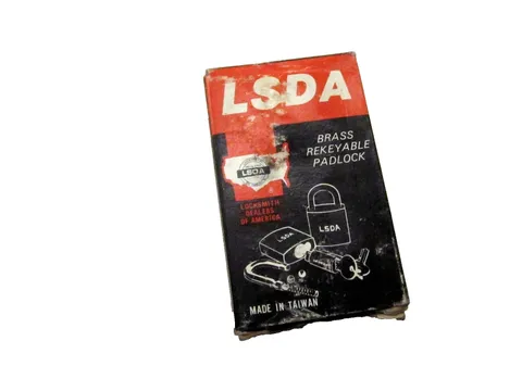 LSDA Brass Rekeyable Padlock RK-134 81/45 OB 800
