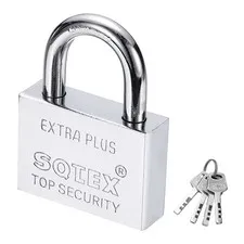 80 x 60 mm Heavy Duty Lock Alloy Steel High Security Padlocks with 3 Keys