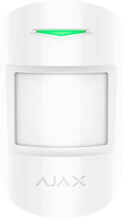 Ajax MotionProtect Plus White Wireless Motion & Microwave Detector WH3