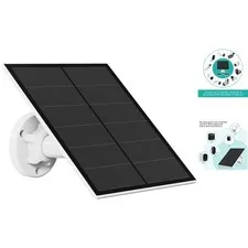 Adjustable 5W Solar Panel for Outdoor Camera - Stable Energy & Waterproof Design