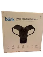 Blink Wired Floodlight Camera Black