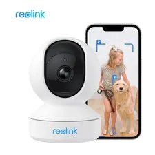 (3 Pack)  E1 4MP Pan & Tilt Indoor DC Wi-Fi Security Camera with 360° Coverage,