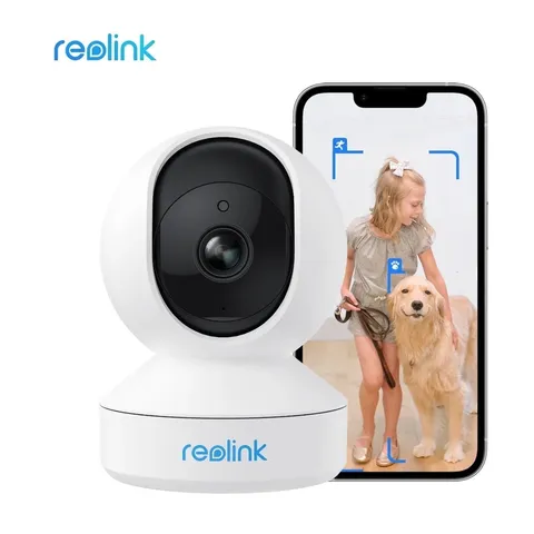 (3 Pack)  E1 4MP Pan & Tilt Indoor DC Wi-Fi Security Camera with 360° Coverage,